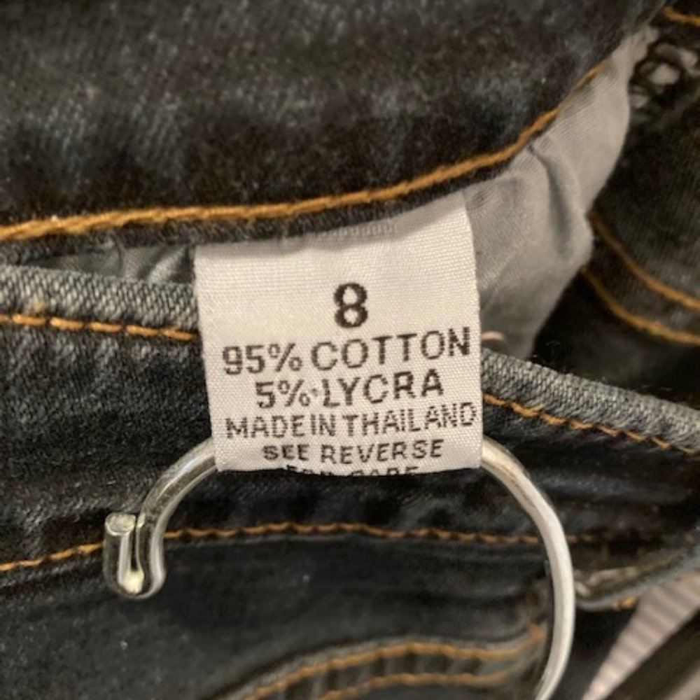 ⭐️  2x's Host Pick ⭐️  Sassy Thai Embellished Flare Lace Jeans With Split Leg - Picture 12 of 14